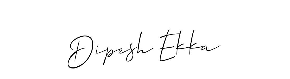 Best and Professional Signature Style for Dipesh Ekka. Allison_Script Best Signature Style Collection. Dipesh Ekka signature style 2 images and pictures png