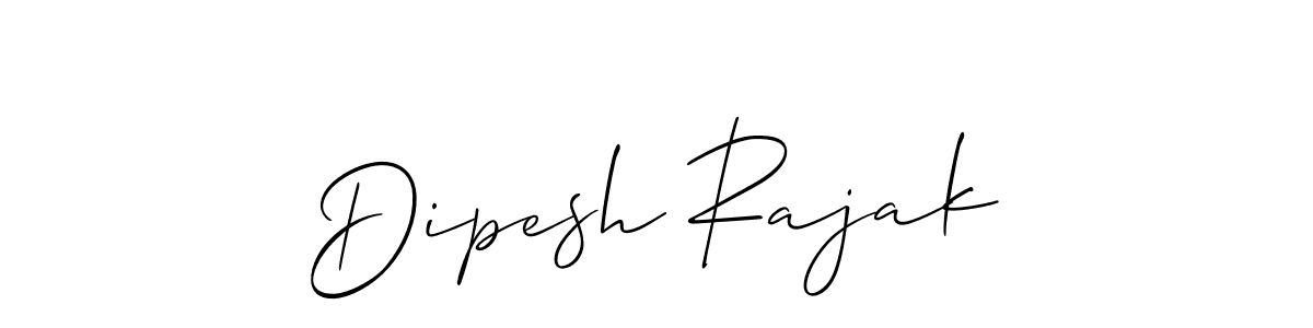This is the best signature style for the Dipesh Rajak name. Also you like these signature font (Allison_Script). Mix name signature. Dipesh Rajak signature style 2 images and pictures png