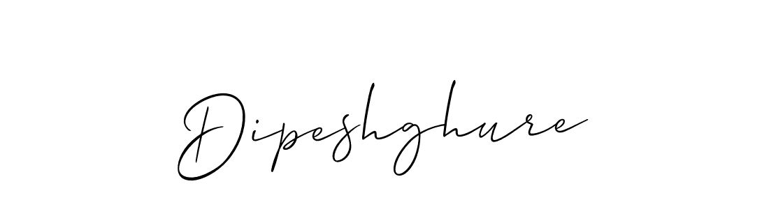 Also we have Dipeshghure name is the best signature style. Create professional handwritten signature collection using Allison_Script autograph style. Dipeshghure signature style 2 images and pictures png