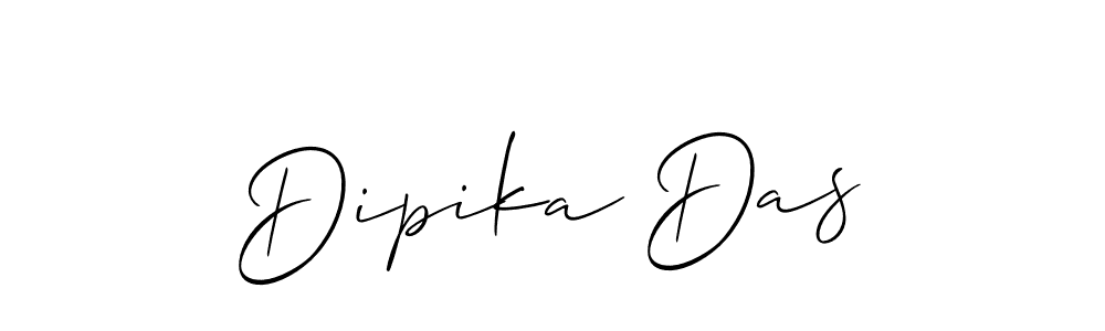 Make a beautiful signature design for name Dipika Das. With this signature (Allison_Script) style, you can create a handwritten signature for free. Dipika Das signature style 2 images and pictures png