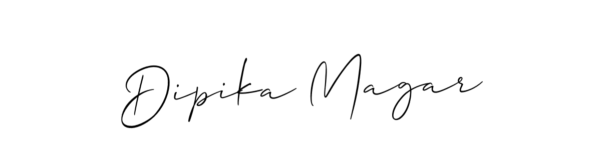 Check out images of Autograph of Dipika Magar name. Actor Dipika Magar Signature Style. Allison_Script is a professional sign style online. Dipika Magar signature style 2 images and pictures png