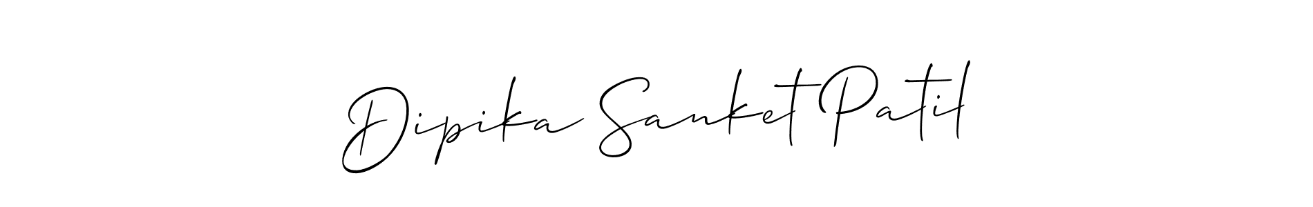 Also we have Dipika Sanket Patil name is the best signature style. Create professional handwritten signature collection using Allison_Script autograph style. Dipika Sanket Patil signature style 2 images and pictures png