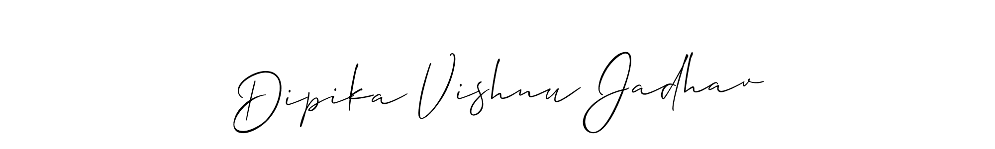 Once you've used our free online signature maker to create your best signature Allison_Script style, it's time to enjoy all of the benefits that Dipika Vishnu Jadhav name signing documents. Dipika Vishnu Jadhav signature style 2 images and pictures png