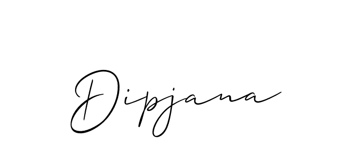 How to make Dipjana name signature. Use Allison_Script style for creating short signs online. This is the latest handwritten sign. Dipjana signature style 2 images and pictures png