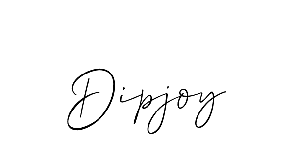 Make a beautiful signature design for name Dipjoy. With this signature (Allison_Script) style, you can create a handwritten signature for free. Dipjoy signature style 2 images and pictures png