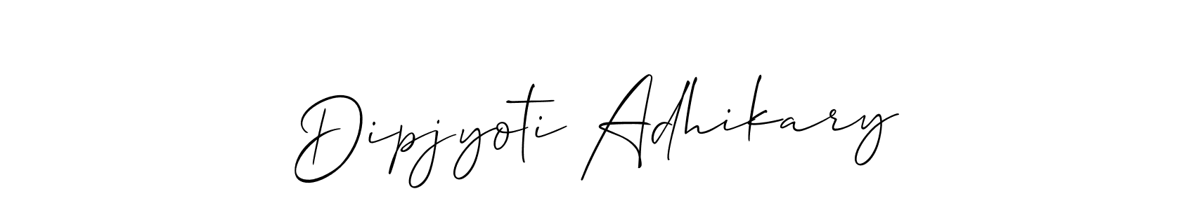 Make a beautiful signature design for name Dipjyoti Adhikary. Use this online signature maker to create a handwritten signature for free. Dipjyoti Adhikary signature style 2 images and pictures png