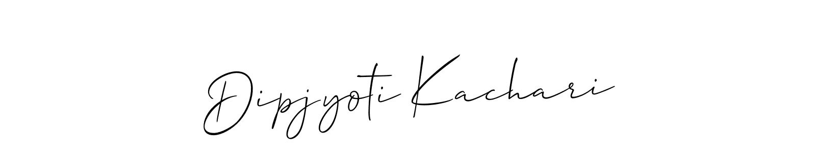 Best and Professional Signature Style for Dipjyoti Kachari. Allison_Script Best Signature Style Collection. Dipjyoti Kachari signature style 2 images and pictures png