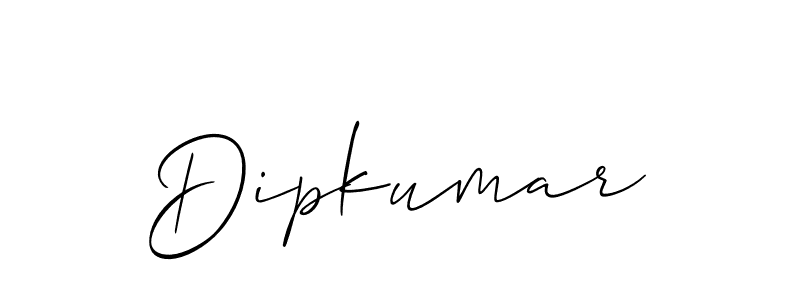 It looks lik you need a new signature style for name Dipkumar. Design unique handwritten (Allison_Script) signature with our free signature maker in just a few clicks. Dipkumar signature style 2 images and pictures png