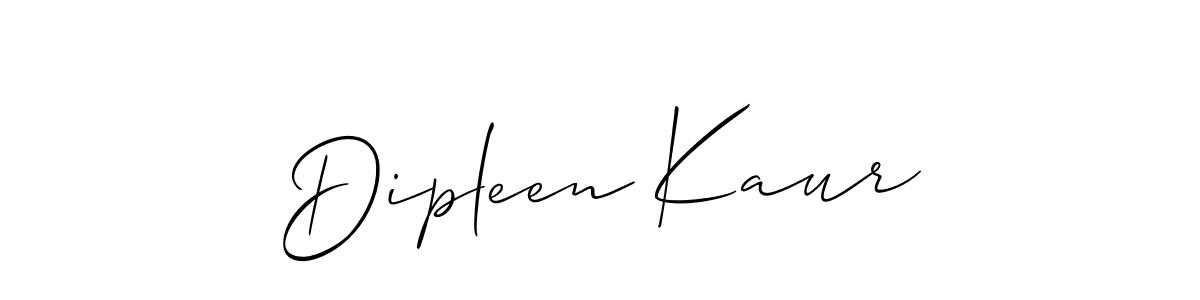 if you are searching for the best signature style for your name Dipleen Kaur. so please give up your signature search. here we have designed multiple signature styles  using Allison_Script. Dipleen Kaur signature style 2 images and pictures png