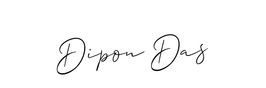 How to Draw Dipon Das signature style? Allison_Script is a latest design signature styles for name Dipon Das. Dipon Das signature style 2 images and pictures png