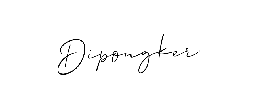 Create a beautiful signature design for name Dipongker. With this signature (Allison_Script) fonts, you can make a handwritten signature for free. Dipongker signature style 2 images and pictures png