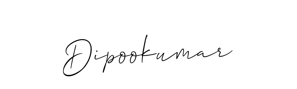 Create a beautiful signature design for name Dipookumar. With this signature (Allison_Script) fonts, you can make a handwritten signature for free. Dipookumar signature style 2 images and pictures png