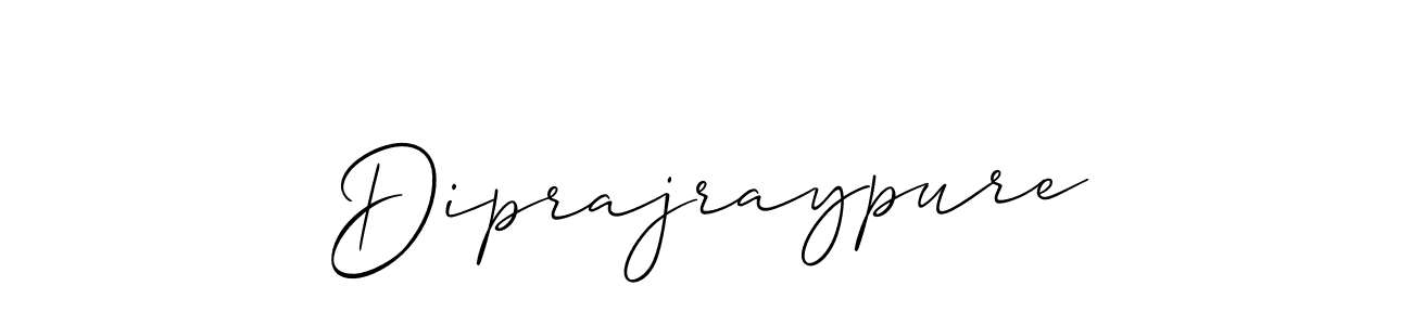 Design your own signature with our free online signature maker. With this signature software, you can create a handwritten (Allison_Script) signature for name Diprajraypure. Diprajraypure signature style 2 images and pictures png