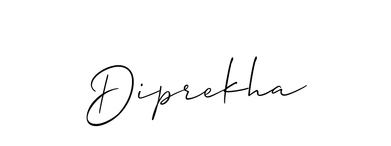 How to make Diprekha signature? Allison_Script is a professional autograph style. Create handwritten signature for Diprekha name. Diprekha signature style 2 images and pictures png