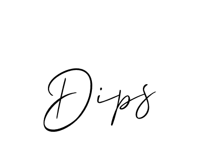 Once you've used our free online signature maker to create your best signature Allison_Script style, it's time to enjoy all of the benefits that Dips name signing documents. Dips signature style 2 images and pictures png