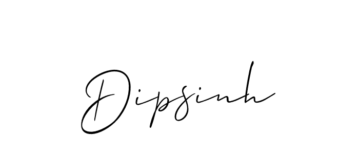 Make a short Dipsinh signature style. Manage your documents anywhere anytime using Allison_Script. Create and add eSignatures, submit forms, share and send files easily. Dipsinh signature style 2 images and pictures png