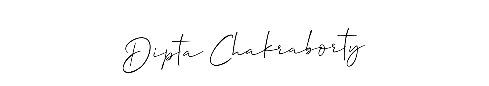 Best and Professional Signature Style for Dipta Chakraborty. Allison_Script Best Signature Style Collection. Dipta Chakraborty signature style 2 images and pictures png