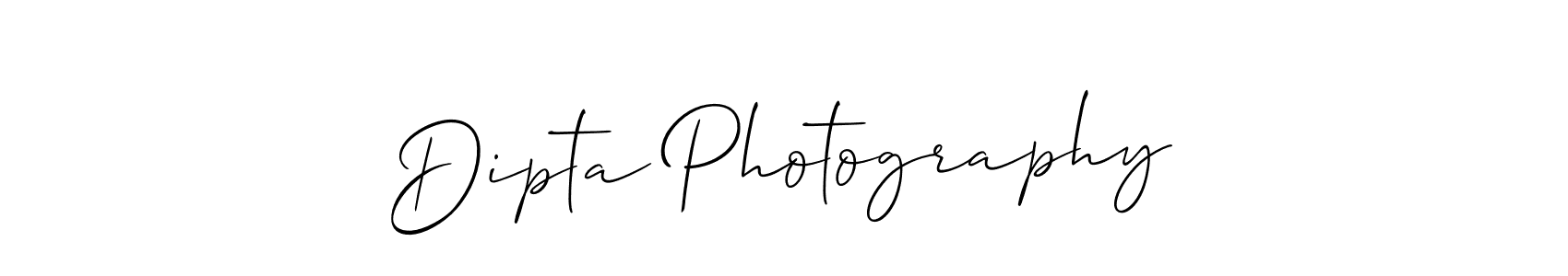 Make a short Dipta Photography signature style. Manage your documents anywhere anytime using Allison_Script. Create and add eSignatures, submit forms, share and send files easily. Dipta Photography signature style 2 images and pictures png