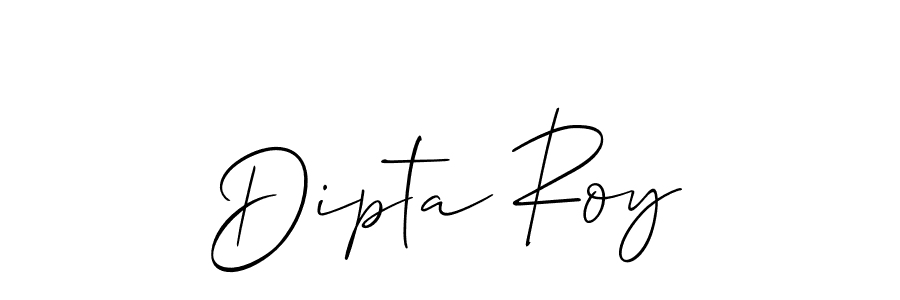 Also You can easily find your signature by using the search form. We will create Dipta Roy name handwritten signature images for you free of cost using Allison_Script sign style. Dipta Roy signature style 2 images and pictures png