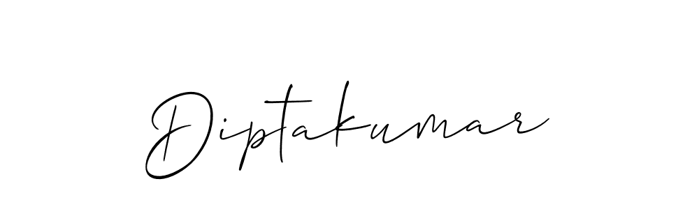 The best way (Allison_Script) to make a short signature is to pick only two or three words in your name. The name Diptakumar include a total of six letters. For converting this name. Diptakumar signature style 2 images and pictures png