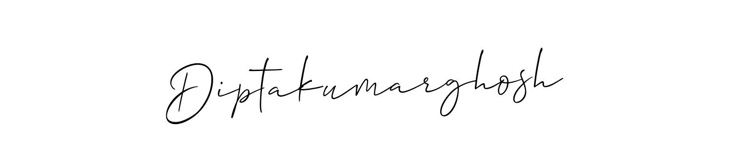 How to make Diptakumarghosh name signature. Use Allison_Script style for creating short signs online. This is the latest handwritten sign. Diptakumarghosh signature style 2 images and pictures png