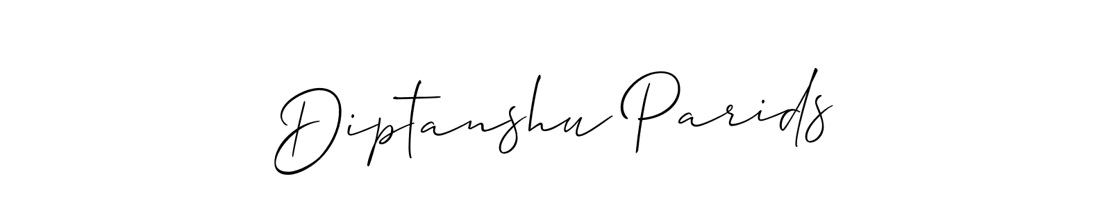 It looks lik you need a new signature style for name Diptanshu Parids. Design unique handwritten (Allison_Script) signature with our free signature maker in just a few clicks. Diptanshu Parids signature style 2 images and pictures png