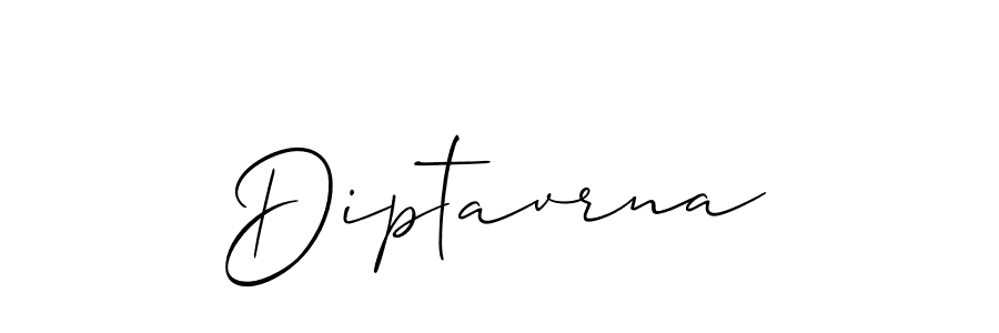 Make a beautiful signature design for name Diptavrna. With this signature (Allison_Script) style, you can create a handwritten signature for free. Diptavrna signature style 2 images and pictures png