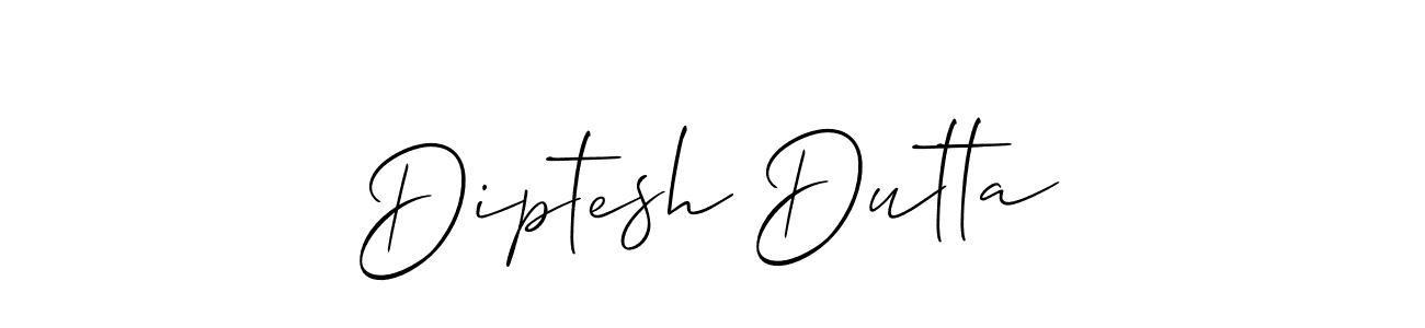 It looks lik you need a new signature style for name Diptesh Dutta. Design unique handwritten (Allison_Script) signature with our free signature maker in just a few clicks. Diptesh Dutta signature style 2 images and pictures png