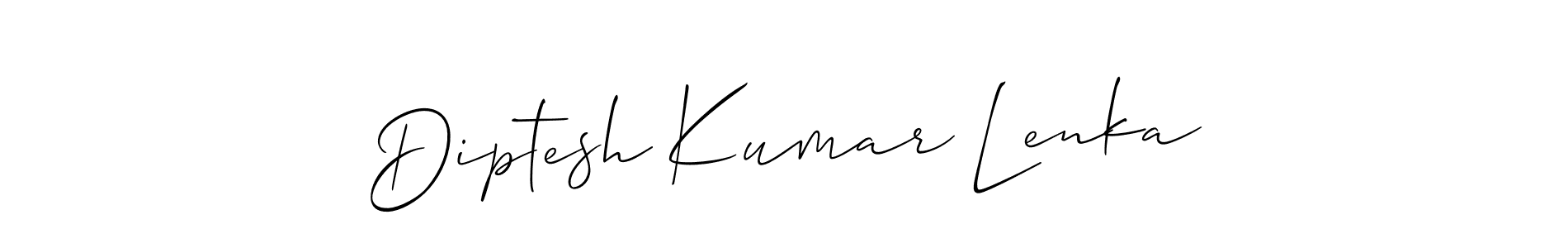 Best and Professional Signature Style for Diptesh Kumar Lenka. Allison_Script Best Signature Style Collection. Diptesh Kumar Lenka signature style 2 images and pictures png