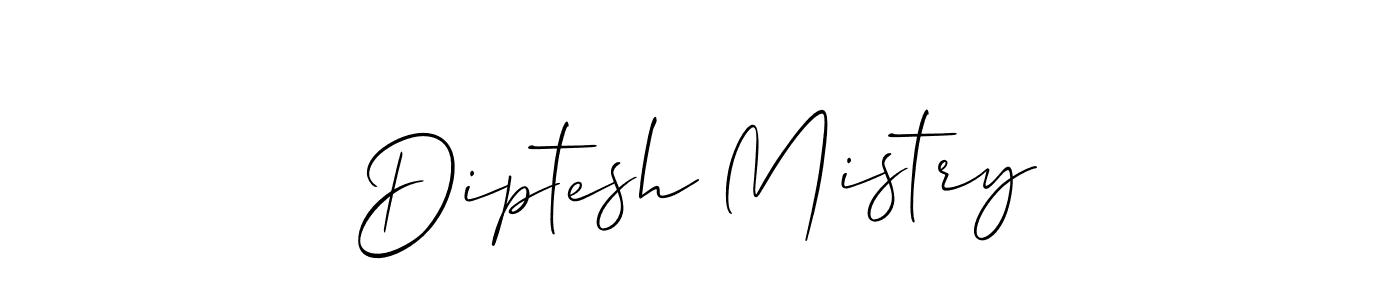 if you are searching for the best signature style for your name Diptesh Mistry. so please give up your signature search. here we have designed multiple signature styles  using Allison_Script. Diptesh Mistry signature style 2 images and pictures png