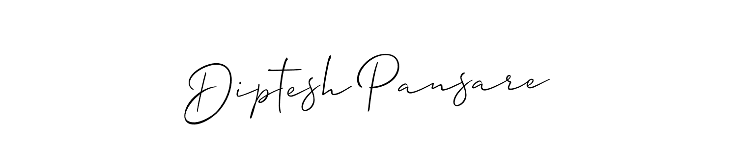 Make a short Diptesh Pansare signature style. Manage your documents anywhere anytime using Allison_Script. Create and add eSignatures, submit forms, share and send files easily. Diptesh Pansare signature style 2 images and pictures png