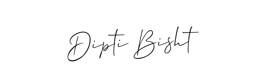 This is the best signature style for the Dipti Bisht name. Also you like these signature font (Allison_Script). Mix name signature. Dipti Bisht signature style 2 images and pictures png