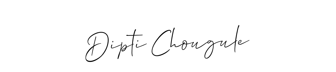 You should practise on your own different ways (Allison_Script) to write your name (Dipti Chougule) in signature. don't let someone else do it for you. Dipti Chougule signature style 2 images and pictures png