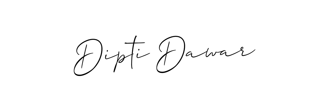 You should practise on your own different ways (Allison_Script) to write your name (Dipti Dawar) in signature. don't let someone else do it for you. Dipti Dawar signature style 2 images and pictures png