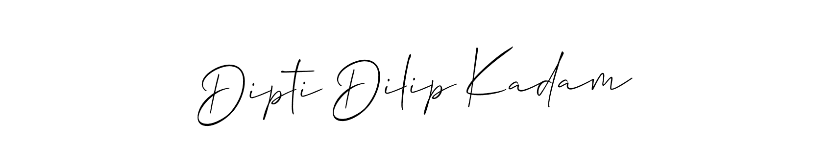 Check out images of Autograph of Dipti Dilip Kadam name. Actor Dipti Dilip Kadam Signature Style. Allison_Script is a professional sign style online. Dipti Dilip Kadam signature style 2 images and pictures png