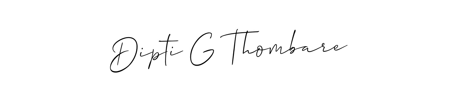 Best and Professional Signature Style for Dipti G Thombare. Allison_Script Best Signature Style Collection. Dipti G Thombare signature style 2 images and pictures png
