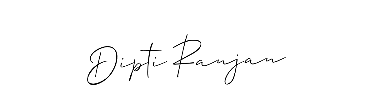 The best way (Allison_Script) to make a short signature is to pick only two or three words in your name. The name Dipti Ranjan include a total of six letters. For converting this name. Dipti Ranjan signature style 2 images and pictures png