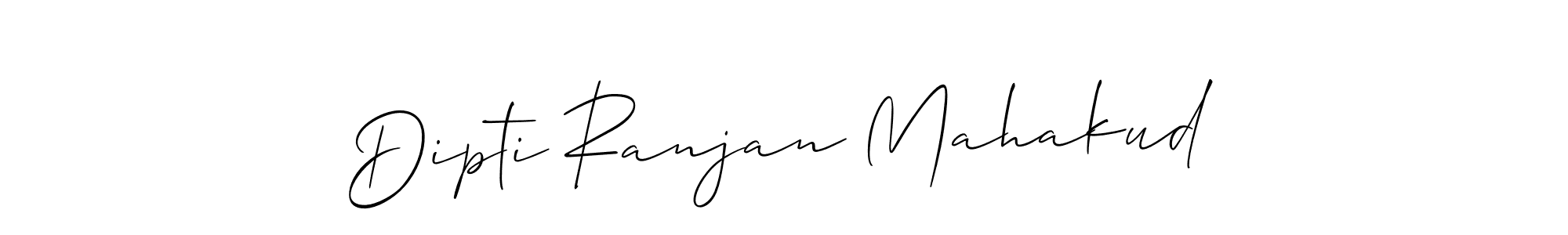 You should practise on your own different ways (Allison_Script) to write your name (Dipti Ranjan Mahakud) in signature. don't let someone else do it for you. Dipti Ranjan Mahakud signature style 2 images and pictures png