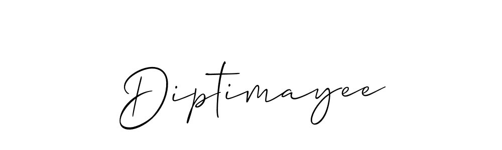 Create a beautiful signature design for name Diptimayee. With this signature (Allison_Script) fonts, you can make a handwritten signature for free. Diptimayee signature style 2 images and pictures png