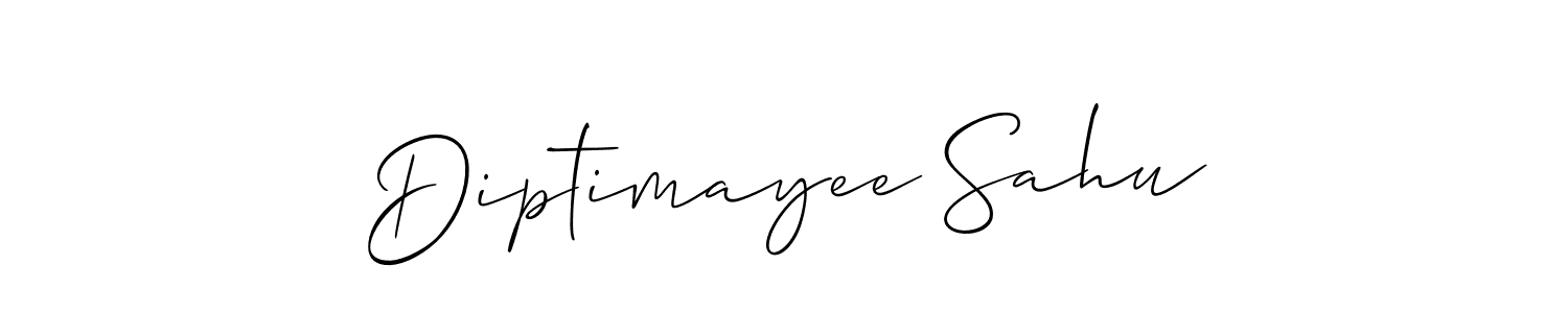You should practise on your own different ways (Allison_Script) to write your name (Diptimayee Sahu) in signature. don't let someone else do it for you. Diptimayee Sahu signature style 2 images and pictures png