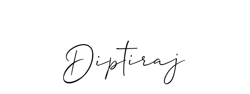 Use a signature maker to create a handwritten signature online. With this signature software, you can design (Allison_Script) your own signature for name Diptiraj. Diptiraj signature style 2 images and pictures png