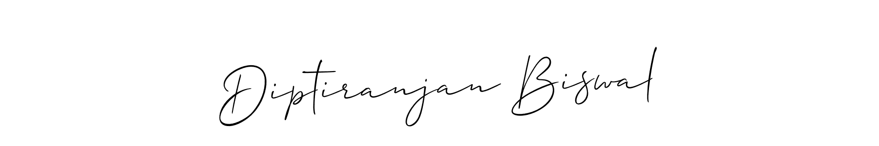 Make a short Diptiranjan Biswal signature style. Manage your documents anywhere anytime using Allison_Script. Create and add eSignatures, submit forms, share and send files easily. Diptiranjan Biswal signature style 2 images and pictures png