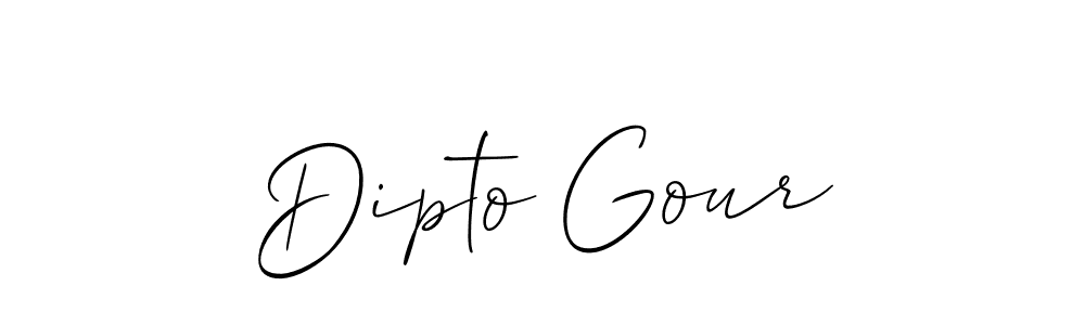 Make a short Dipto Gour signature style. Manage your documents anywhere anytime using Allison_Script. Create and add eSignatures, submit forms, share and send files easily. Dipto Gour signature style 2 images and pictures png