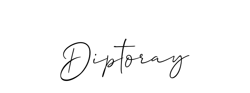 Design your own signature with our free online signature maker. With this signature software, you can create a handwritten (Allison_Script) signature for name Diptoray. Diptoray signature style 2 images and pictures png