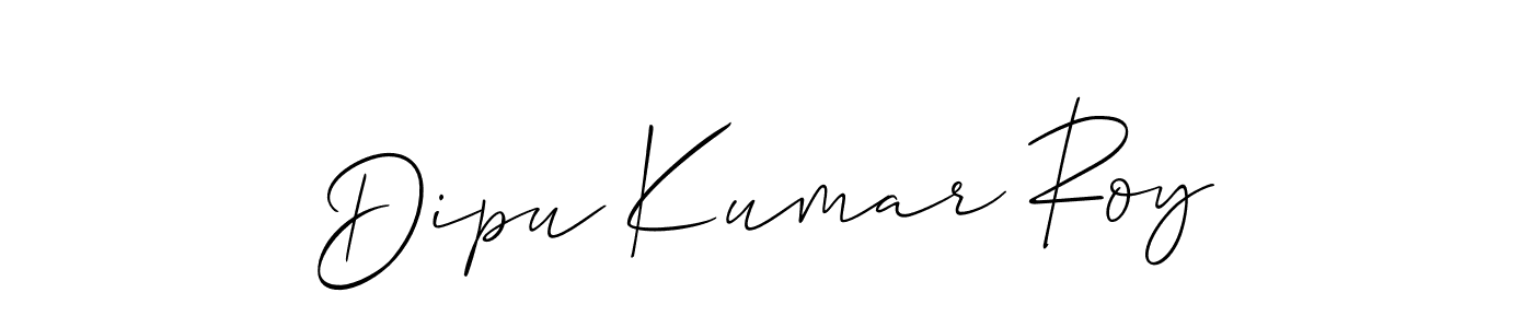 Create a beautiful signature design for name Dipu Kumar Roy. With this signature (Allison_Script) fonts, you can make a handwritten signature for free. Dipu Kumar Roy signature style 2 images and pictures png