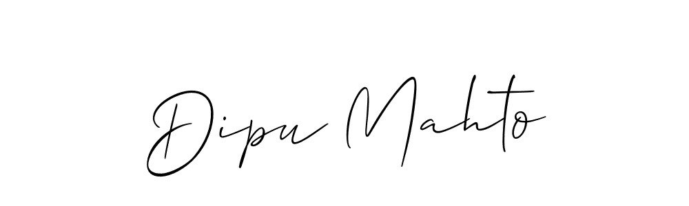 You should practise on your own different ways (Allison_Script) to write your name (Dipu Mahto) in signature. don't let someone else do it for you. Dipu Mahto signature style 2 images and pictures png