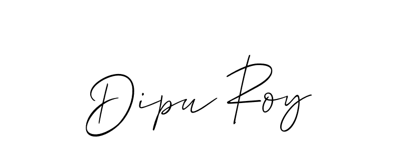 Similarly Allison_Script is the best handwritten signature design. Signature creator online .You can use it as an online autograph creator for name Dipu Roy. Dipu Roy signature style 2 images and pictures png