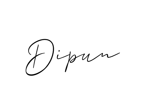 You should practise on your own different ways (Allison_Script) to write your name (Dipun) in signature. don't let someone else do it for you. Dipun signature style 2 images and pictures png