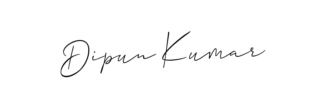 How to Draw Dipun Kumar signature style? Allison_Script is a latest design signature styles for name Dipun Kumar. Dipun Kumar signature style 2 images and pictures png