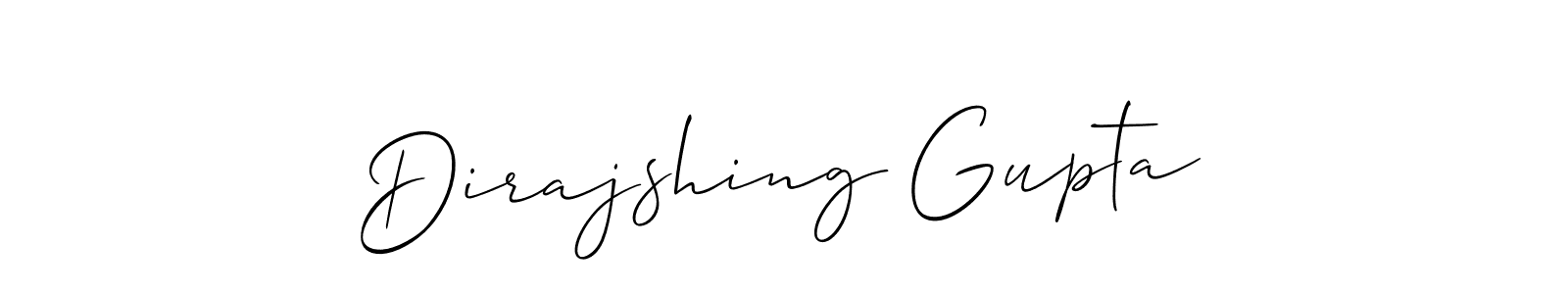 if you are searching for the best signature style for your name Dirajshing Gupta. so please give up your signature search. here we have designed multiple signature styles  using Allison_Script. Dirajshing Gupta signature style 2 images and pictures png